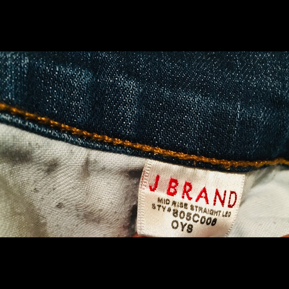 J BRAND Mid rise Straight Leg Jeans π Sz 31 - Picture 4 of 8